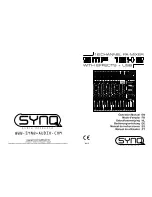 SYNQ AUDIO RESEARCH SMP 16.42 Operation Manual preview