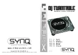 Предварительный просмотр 1 страницы SYNQ AUDIO RESEARCH X-TRM 1 Manual