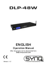 SYNQ DLP-48W Operation Manual preview