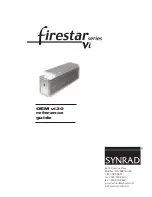 Synrad Firestar OEM vi30 Reference Manual предпросмотр