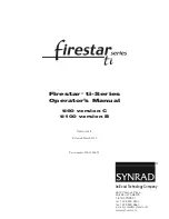 Предварительный просмотр 3 страницы Synrad Firestar TI Series Operator'S Manual