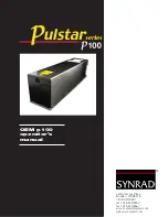 Предварительный просмотр 1 страницы Synrad Pulstar P100 Series Operator'S Manual