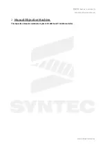 Preview for 4 page of Syntec 60W-E Wood Operation Manual