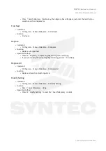 Preview for 21 page of Syntec 60W-E Wood Operation Manual