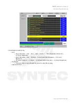 Preview for 72 page of Syntec 60W-E Wood Operation Manual