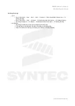 Preview for 74 page of Syntec 60W-E Wood Operation Manual