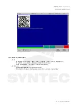 Preview for 82 page of Syntec 60W-E Wood Operation Manual