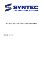 Syntec 610-E5 Operation Manual preview