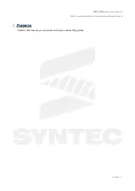 Preview for 2 page of Syntec 70SB Manual