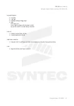 Preview for 67 page of Syntec SPD-32B1-300 Hardware Manual