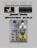 SynthCube Eurorack Version Build Manual preview