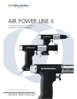 Synthes Air Power Line II Instructions For Use Manual preview