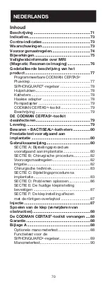 Preview for 70 page of Synthes CODMAN NEURO CODMAN CERTAS Plus Manual