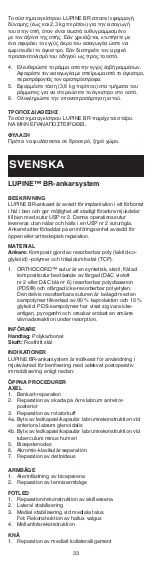 Preview for 33 page of Synthes LUPINE BR Anchor Manual