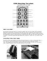 Предварительный просмотр 1 страницы Synthesis Technology E350 Morphing Terrarium User Manual