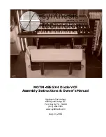 Synthesis Technology MOTM-485 GX-1 Diode VCF Assembly Instructions & Owner'S Manual preview