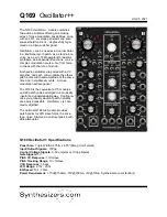 Preview for 1 page of Synthesizers.com Q169 Oscillator++ Manual