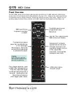 Preview for 2 page of Synthesizers.com Q170 MIDI Gates Manual