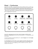 Preview for 5 page of Synthino XM Manual