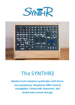 SYNTHR SYNTHR3 User Manual preview