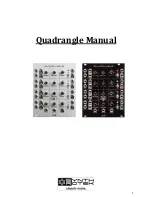 Предварительный просмотр 1 страницы Synthrotek Quadrangle Manual