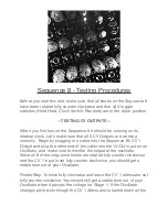 Preview for 1 page of Synthrotek SEQUENCE 8 Testing Instructions