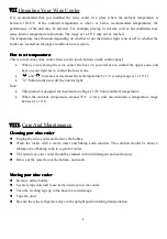 Preview for 6 page of Syntrox WK 55L-18 Single Zone Instruction Manual