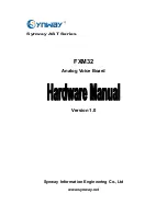 Synway FXM32 Hardware Manual preview