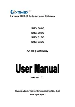 Предварительный просмотр 1 страницы Synway SMG-C Series User Manual