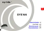 Preview for 1 page of Syride 13502 User Manual