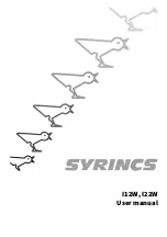 Syrincs I12W User Manual предпросмотр