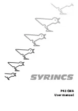 Предварительный просмотр 1 страницы Syrincs P43 CWA User Manual