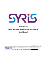 Syris SYRDF5 User Manual предпросмотр