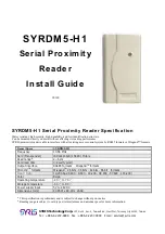 Syris SYRDM5-H1 Install Manual preview