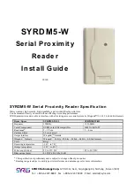 Syris SYRDM5-W Install Manual preview