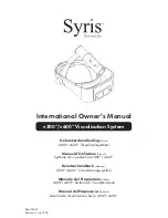 Syris v300TM Owner'S Manual preview