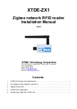 Syris Zigbee XTDE-ZX1 Installation Manual preview