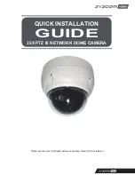 Syscom Video 22X PTZ III NETWORK DOME CAMERA Quick Installation Manual preview