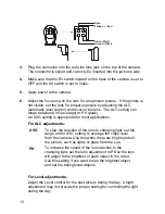 Preview for 18 page of Syscom Video DSP COLOR CAMERA Instruction Manual