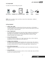 Preview for 7 page of Syscom Video HD CUBE CAMERA Instruction Manual