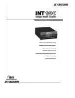 Syscom Video INT100 User Manual preview