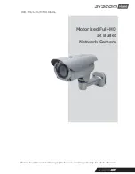 Syscom Video Motorized Full-HD IR Bullet Network Camera Instruction Manual preview