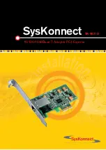 Предварительный просмотр 1 страницы SysKonnect SK-9E21D User Manual