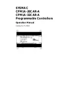 Sysmac CPM1A-20CAR-A Operation Manual preview