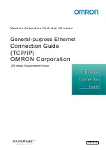 Sysmac Omron NJ Series Network Connection Manual предпросмотр