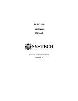 Systech Corporation RCS/3000 Hardware Manual preview