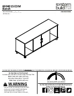 Preview for 1 page of System Build 6004015COM Assembly Instructions Manual