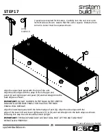 Предварительный просмотр 25 страницы System Build 9979015COM Instruction Booklet