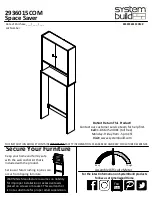 Предварительный просмотр 1 страницы System Build Space Saver 2936015COM Assembly Instructions Manual