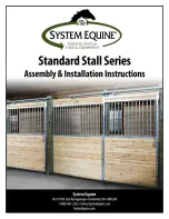 System Equine Rockwood Stall Series Assembly And Installation Instructions Manual предпросмотр